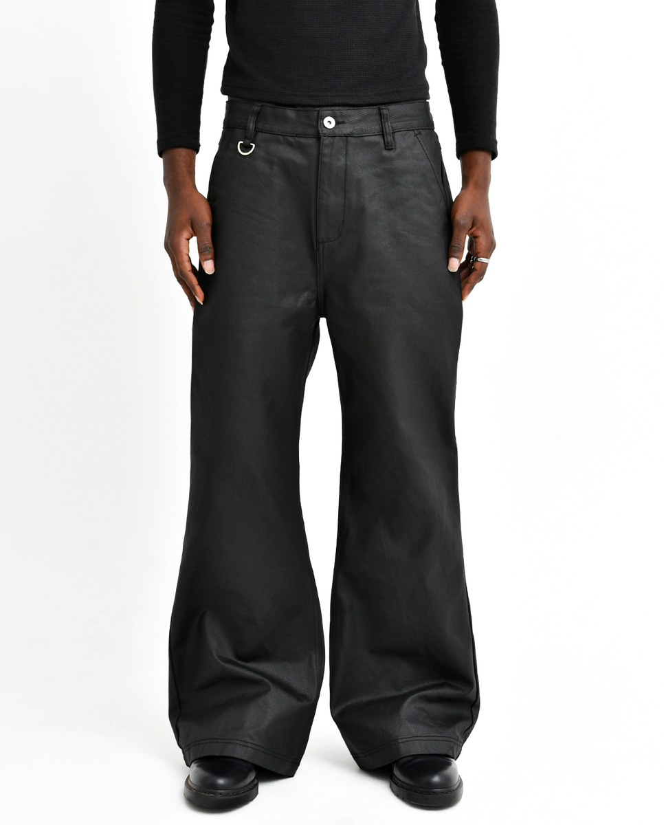 Stacked Oil Coating Pants – A$APMODE Stacked Oil Coating Pants – A$APMODE
