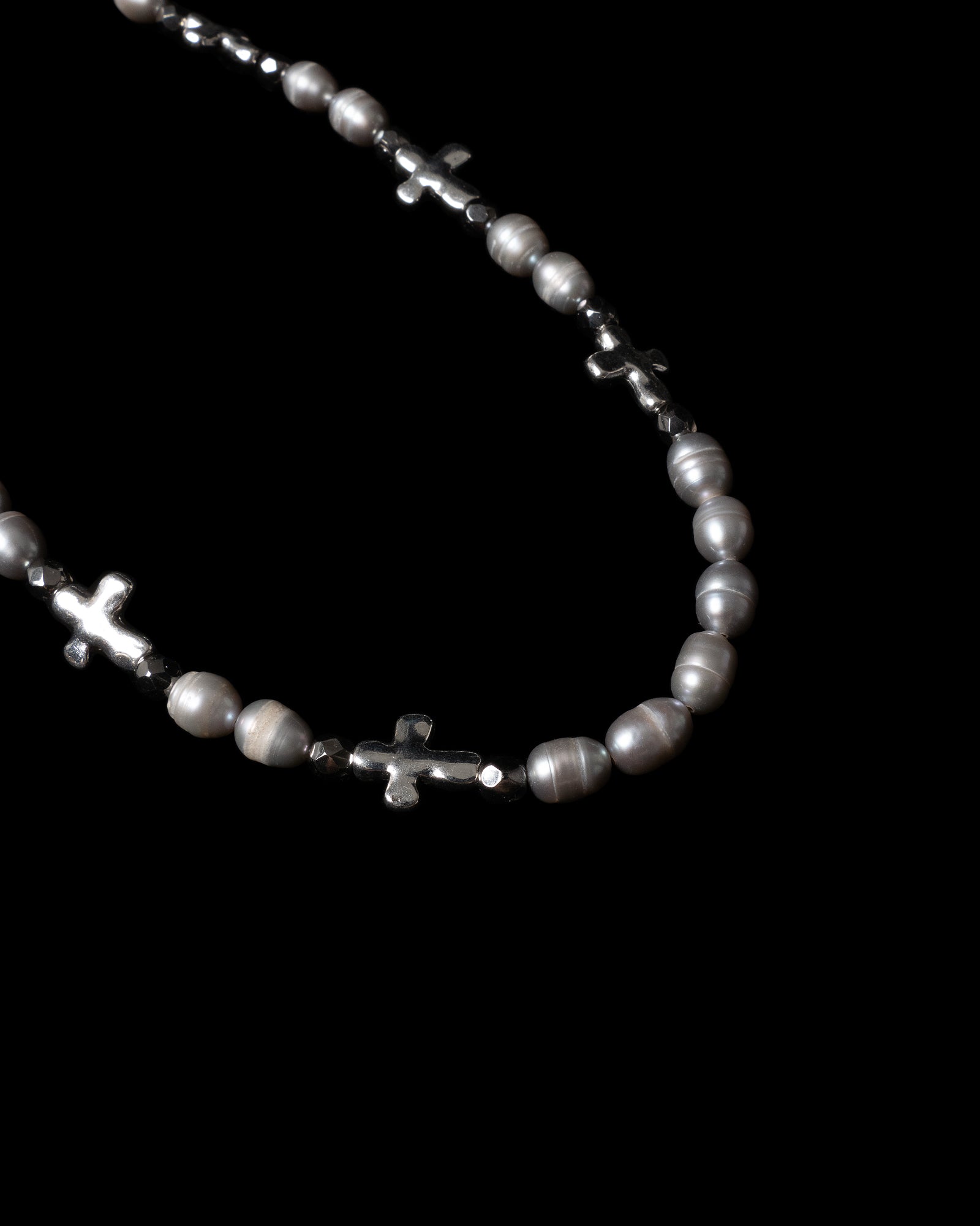 Ash cross real pearl necklace – A$APMODE