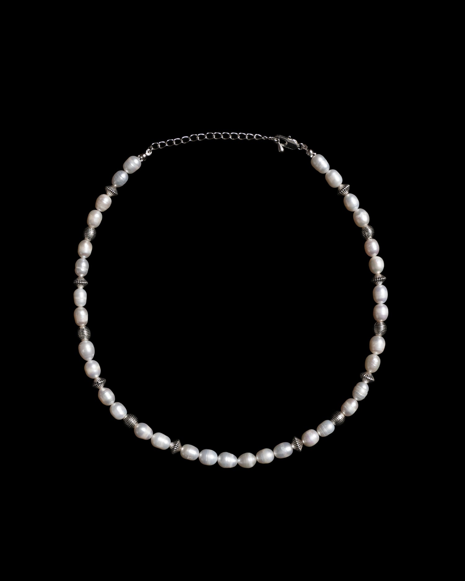 Antique silver pearl necklace – A$APMODE