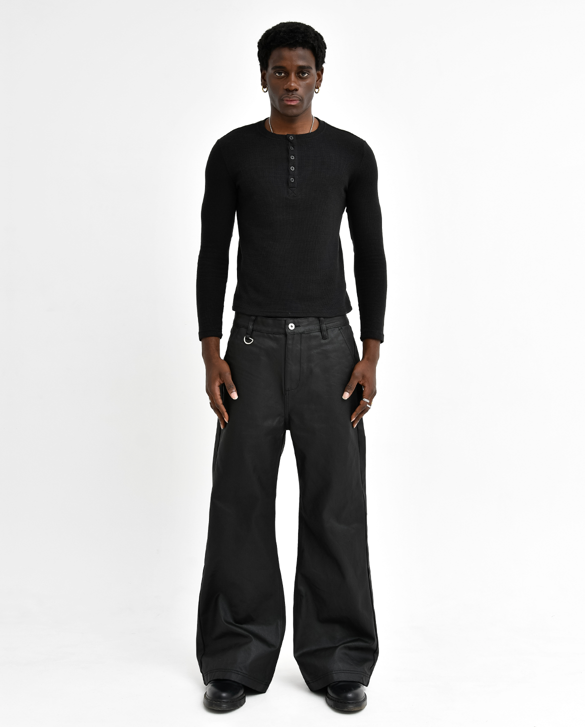 Stacked Oil Coating Pants – A$APMODE Stacked Oil Coating Pants – A$APMODE