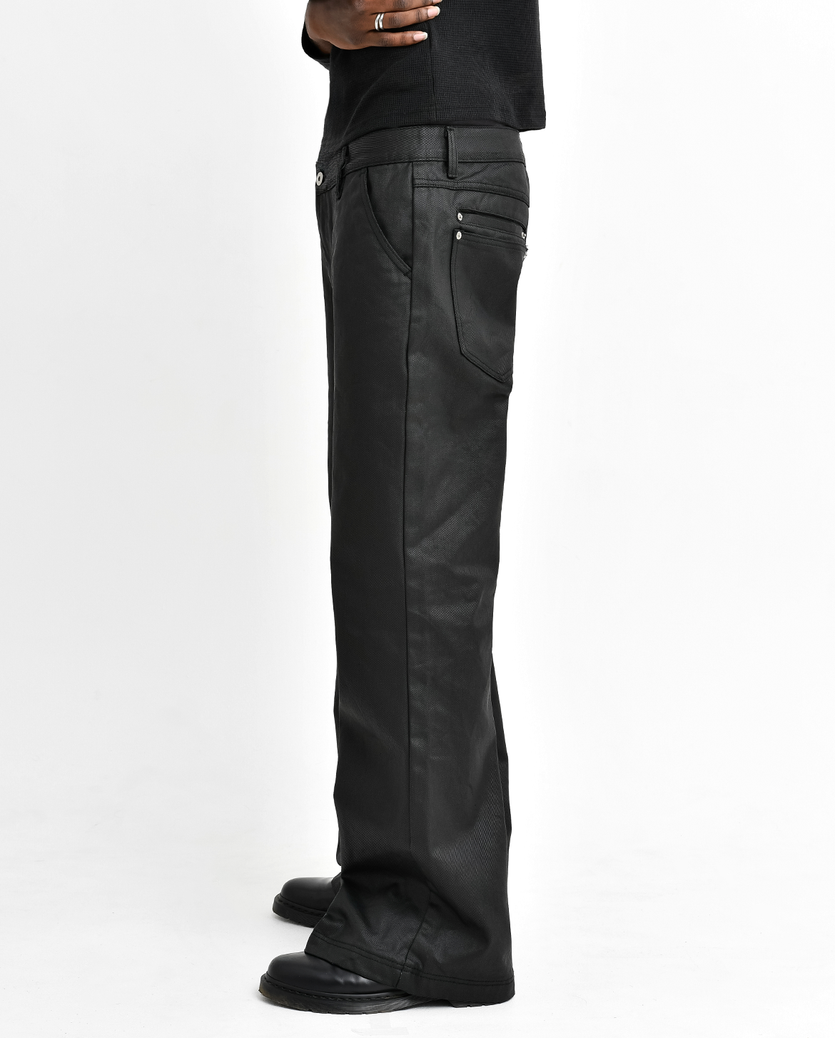 【新品】A$APMODE Stacked Oil Coating Pants Stacked Oil Coating Pants | 12/12(fri) 20:00 Restock – A$APMODE