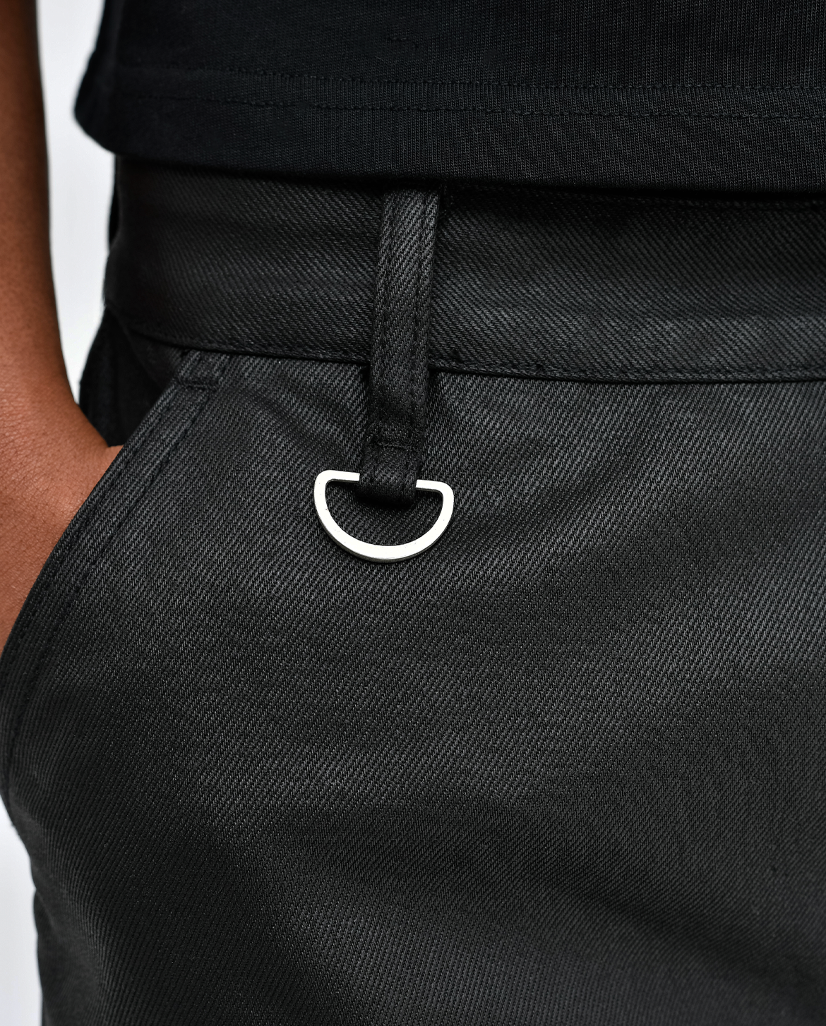 Stacked Oil Coating Loose Fit Pants – A$APMODE Stacked Oil Coating Loose Fit Pants – A$APMODE