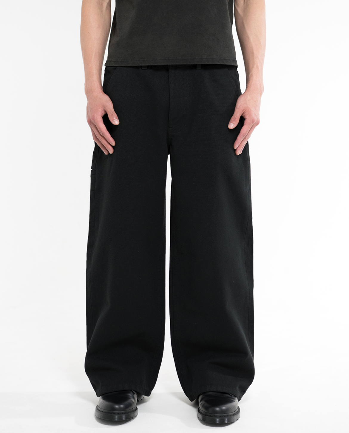 Stacked Canvas Wide-Leg Pants – A$APMODE Stacked Canvas Wide-Leg Pants – A$APMODE