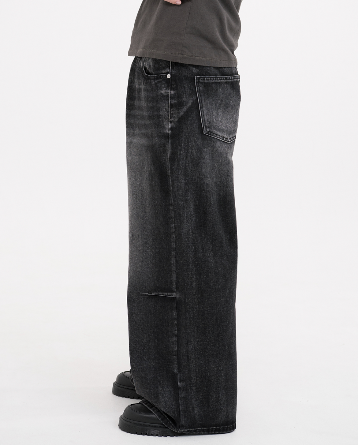 パンツ asapmode Washed Black Super Baggy Jeans Washed Black Super Baggy Jeans – A$APMODE