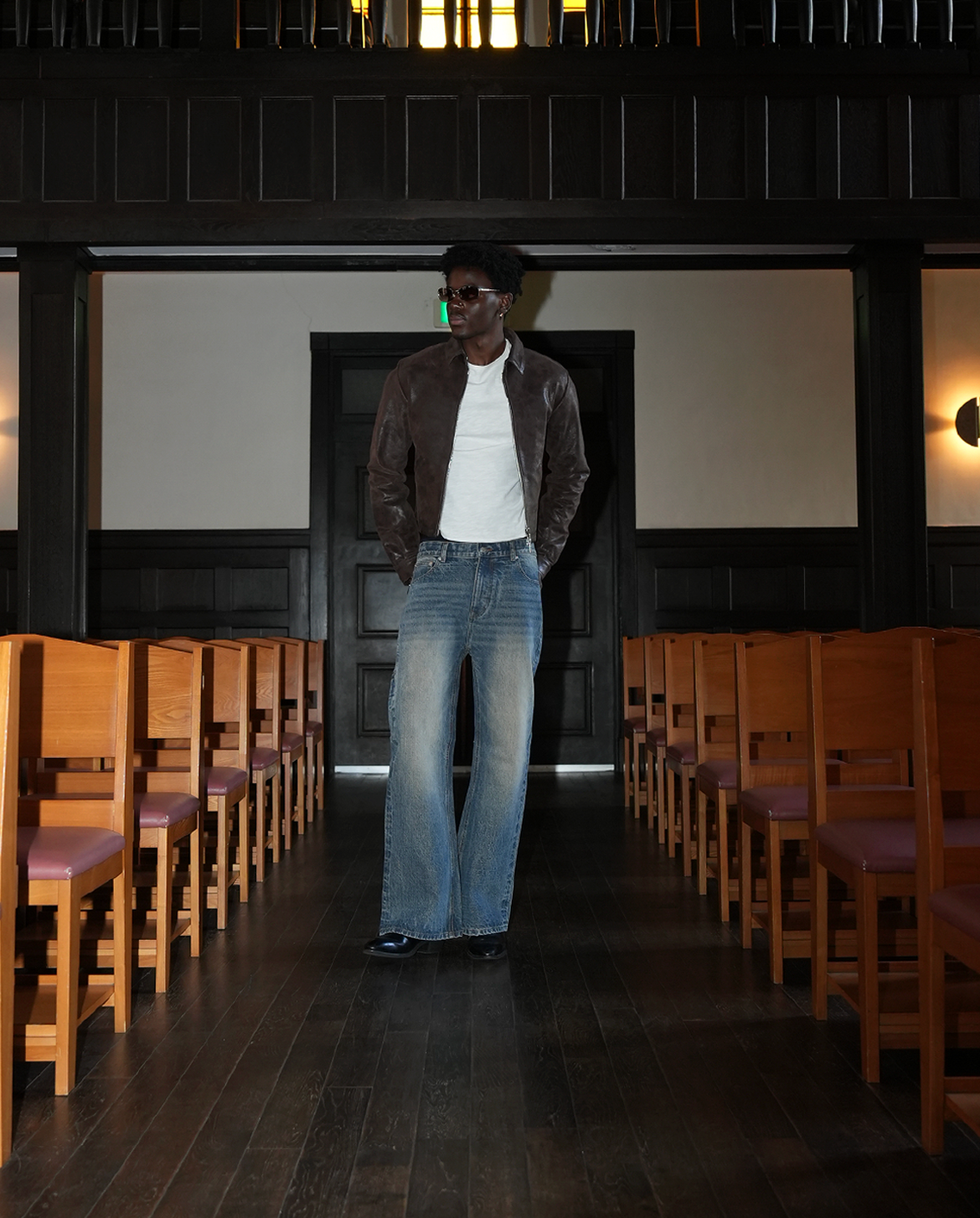 15oz Selvedge Bootcut Jeans – Washed Indigo – A$APMODE