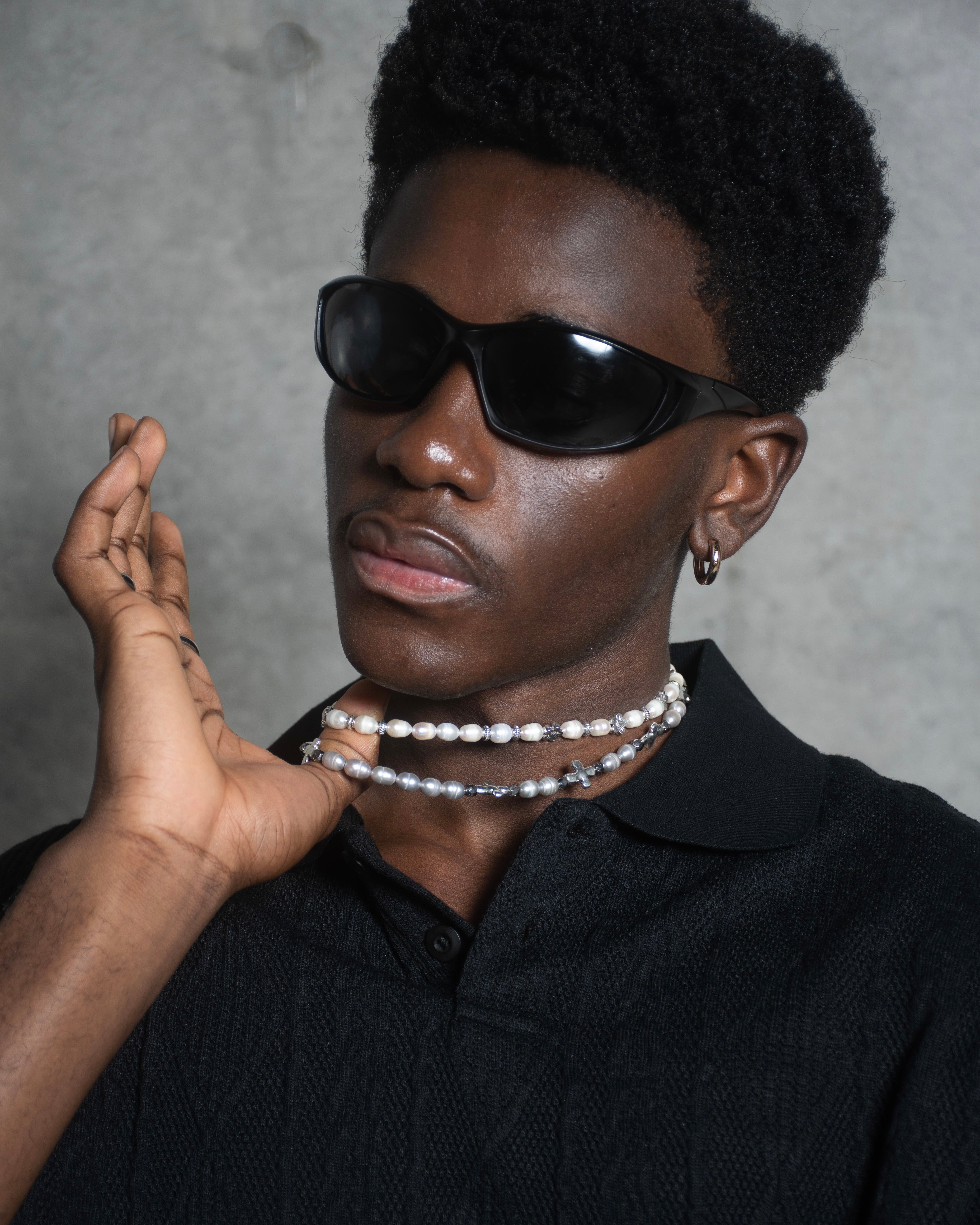 Ash cross real pearl necklace – A$APMODE